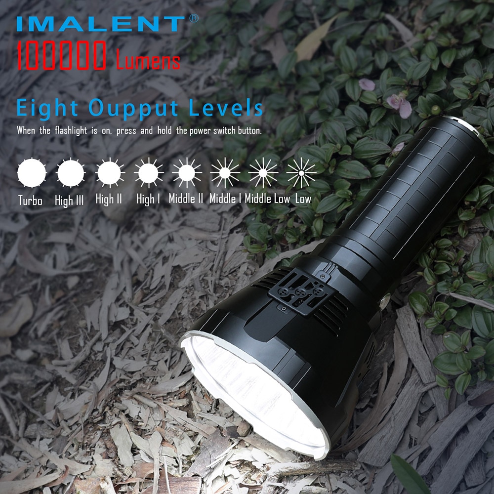 IMALENT MS18 powerful flashlight100,000 lumens, the..